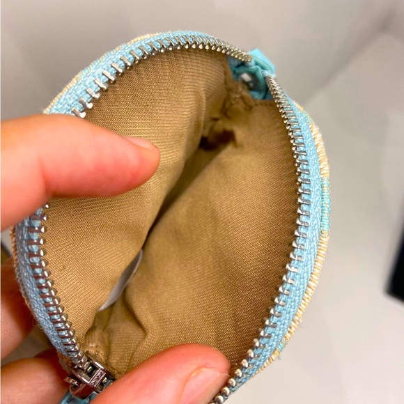 Coach Circular Coin Pouch In Signature Jacquard # CU302 - Picture 6 of 6